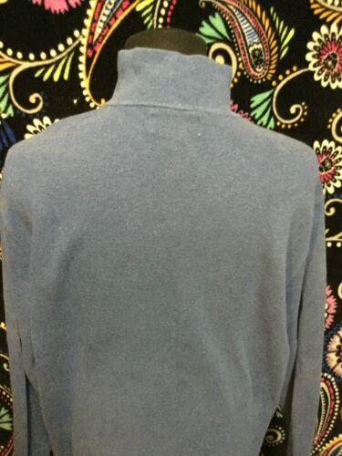 Polo Ralph Lauren XL Herren 1/4 Zip Pullover Blau Langarm Baumwolle Neu ohne Etikett - Bild 4 von 5