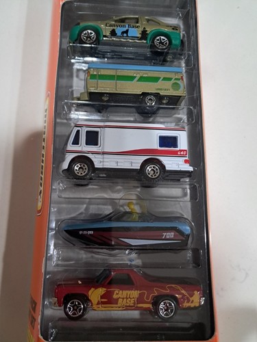 RARE 1999 Matchbox ~ 5 Pack Canyon Base ~ Mattel Wheels #96685 New In SEALED Box - Picture 8 of 8