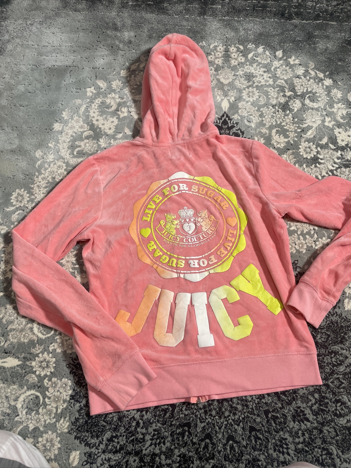 Juicy Couture Adult Large Pink Pants TrackSuit Se… - image 8