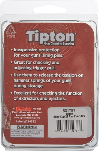 Tipton Snap Caps 22 LR, Per 10 - USA Free and Fast Shipping - Picture 3 of 24