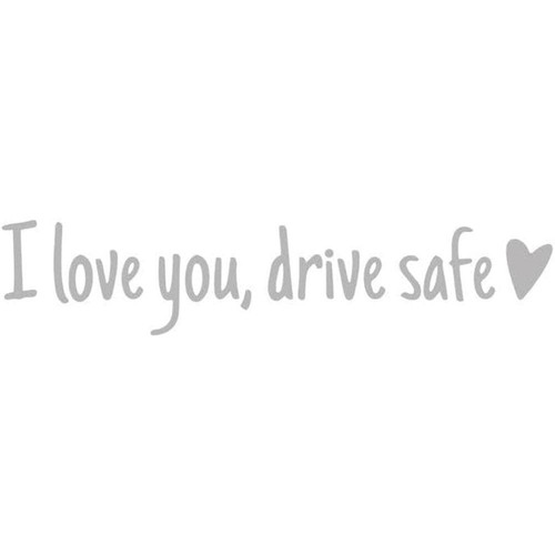 Drive Safe Mirror Sticker with Heart - Express Your Love the Road✨y on W1K1 T7C3 - Picture 14 of 24