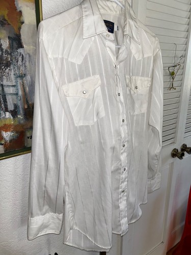 MEN'S "NEW OLD STOCK" SHIRT - LARGE - COTTON/POLY - BY "PANHANDLE SLIM" - COWBOY - Picture 5 of 9