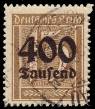 GERMANY 273 - Numeral of Value "1923 Provisional" (pc13618)
