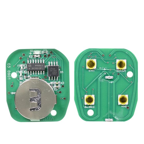 Se adapta a Chevy 315Mhz KOBUT1BT 3/4 botones transpondedor completo llave remota - Imagen 4 de 7