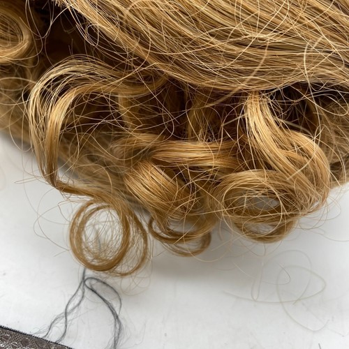 Global Dolls Joni doll wig hair size 15-16 Strawberry Blonde Braided - Picture 7 of 10