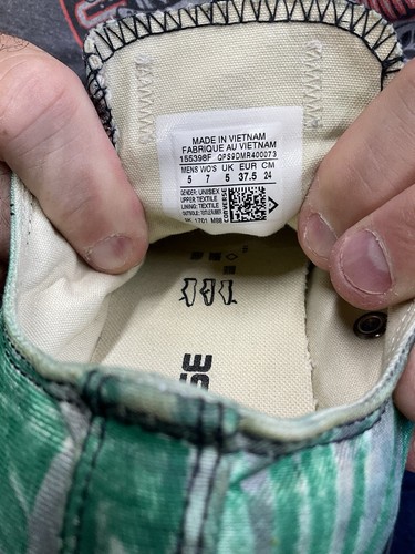 Scarpe Converse All Star uomo 5 donna 7 Chuck Taylor dipinte a mano upcycle - Foto 2 di 23