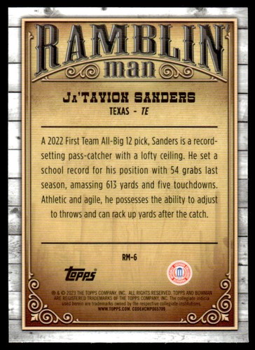 2023 Bowman Chrom U Fußball-Einsätze *WÄHLEN SIE IHRE KARTE* (Retro, Risers, Ramblin) - Bild 21 von 79