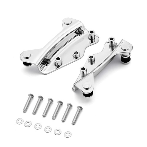 MOFUN Chrome Docking Hardware Kit For Harley Touring Road King Glide 2009-2013 - Bild 3 von 4