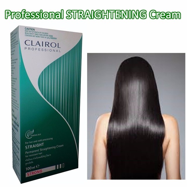 Clairol Straightening Prod Cream Permanent Relaxers Resistant Hair