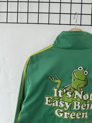 Rare Adidas Adicolor Kermit The Frog G4 Limited Jacket M Vintage Muppets Green - Picture 10 of 17