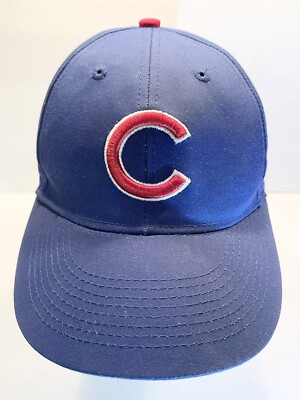 Chicago Cubs #3 Team MLB Baseball Hat Cap Blue w/ Red C Team Logo Adjustable