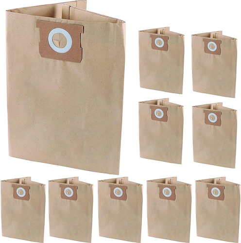 Pack 10 Vacuum Bags for DEWALT 6 to 10 Gallon Shop Vac DXVA19-4101, Dust Collect - Picture 8 of 12
