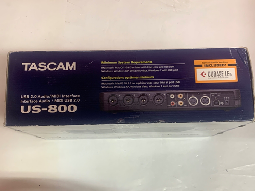 TASCAM US-800 USB 2.0 Audio / midi Interface in box - Picture 2 of 6