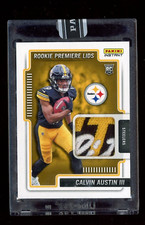 Calvin Austin III 2022 Panini Instant Rookie Patch Relic Premier Lids #d 8/10