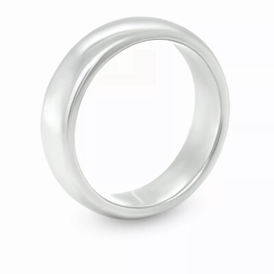 FID ホワイト TIFFANY & Co. Forever Platinum 6mm Lucida Wedding Band Ring