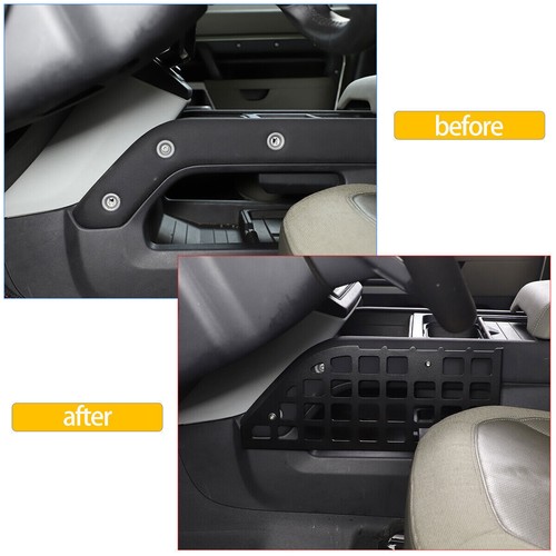 For Land Rover Defender 20-22 Alloy Center Console Sides Hanging Storage Bracket - Picture 11 of 11