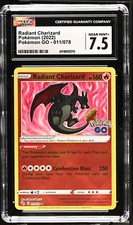 CGC 7.5 Radiant Charizard Pokemon GO 011/078 Special Pokemon Collectible Mint