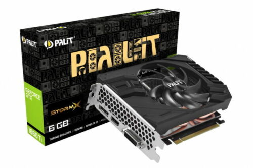 Palit GeForce GTX 1660 Ti StormX OC 6GB GDDR6 Scheda Grafica - Foto 1 di 1