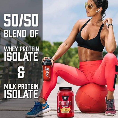 BSN SYNTHA-6 Isolate Protein Powder, Vanilla Ice Cream, 48 Servings - Picture 5 of 5