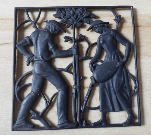 Kunstguss - Drei durchbrochene Eisenreliefs - Buderus - - Picture 3 of 5