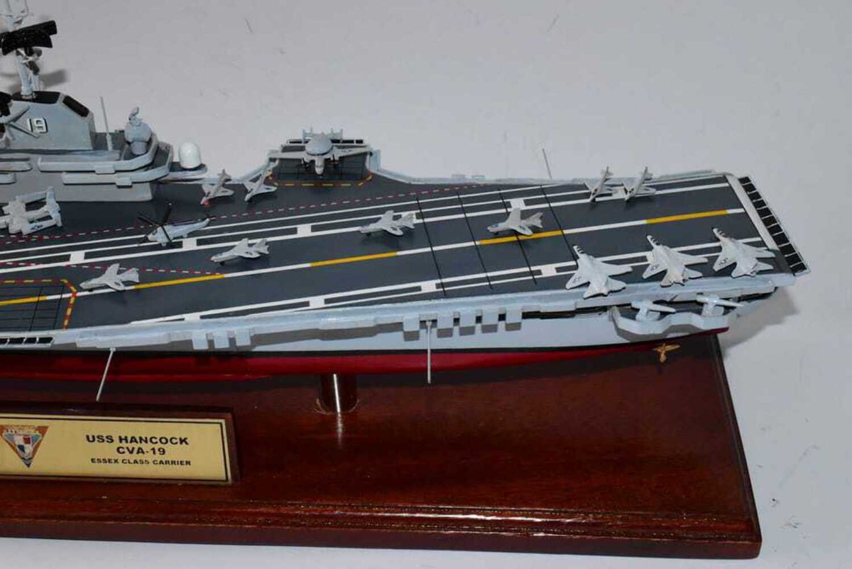 U.S.S. HANCOCK CVA-19 トレーナー ネイビー Navy USS Hancock