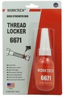 Premium WorkTech Threadlocker Red 10ml High Strength Bolt/Nut Tight Locking Pro