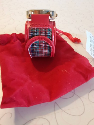 Armbandverpackung goldfarben Quarzuhr Schneemann spielt Jingle Bells Neu im Karton - Bild 5 von 6