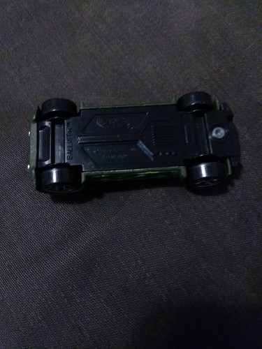 Vintage 2001 Hot Wheels - BALLISTIK - Green w/ Flames - Diecast 1:64 - Picture 7 of 8