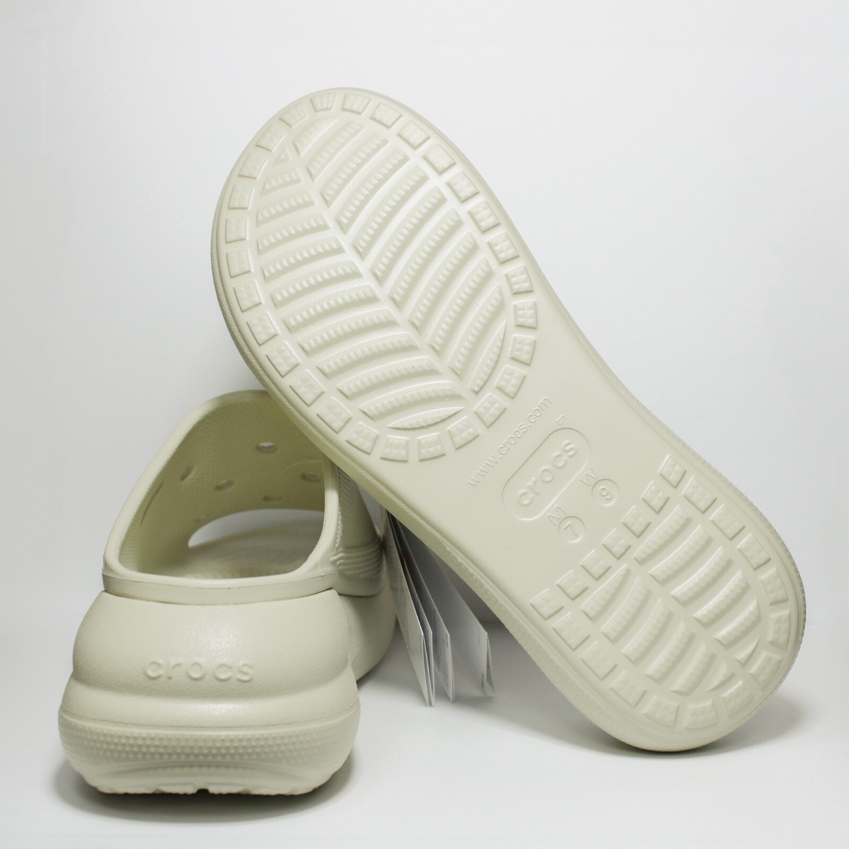 ◆CROCS◆ Public Crush Slide BONE 24SUSD208731 CROCS Crush Slide 208731-2Y2 - Shiekh
