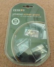 Zeikos universal screen guard 1.5" to 5" LCD size NEW