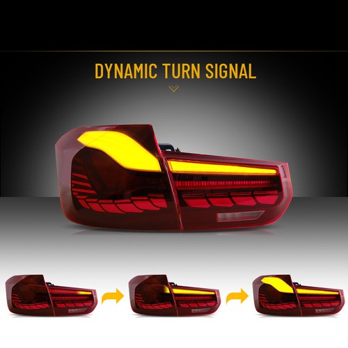 VLAND For BMW M3 Series F30 F35 F80 2012-2018 OLED Tail Lights W/Startup Dynamic - Bild 5 von 17