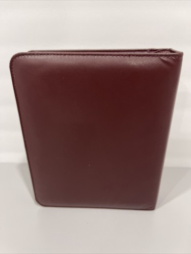 At A Glance Organizer zippered Brown 3 rings planner 8.5”X 10” 1/4 - Picture 3 of 12