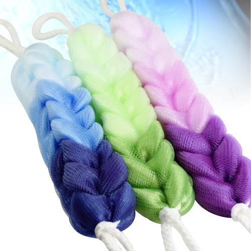 Back Luffa Strap Handheld Loofah Shower Shower Mesh Pouf Back Scrubber Puff - Bild 11 von 11
