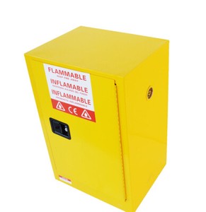 12 Gallon Yellow Thick Safety Storage Cabinet For Flammable Liquid