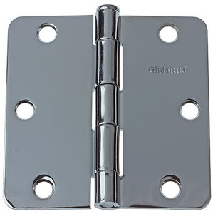 3 5 Polished Chrome Door Hinges 1 4 Radius Hinge 3514 Pc 2 Ebay Image Is Loading 3 5 034 Polished Chrome Door Hinges 1