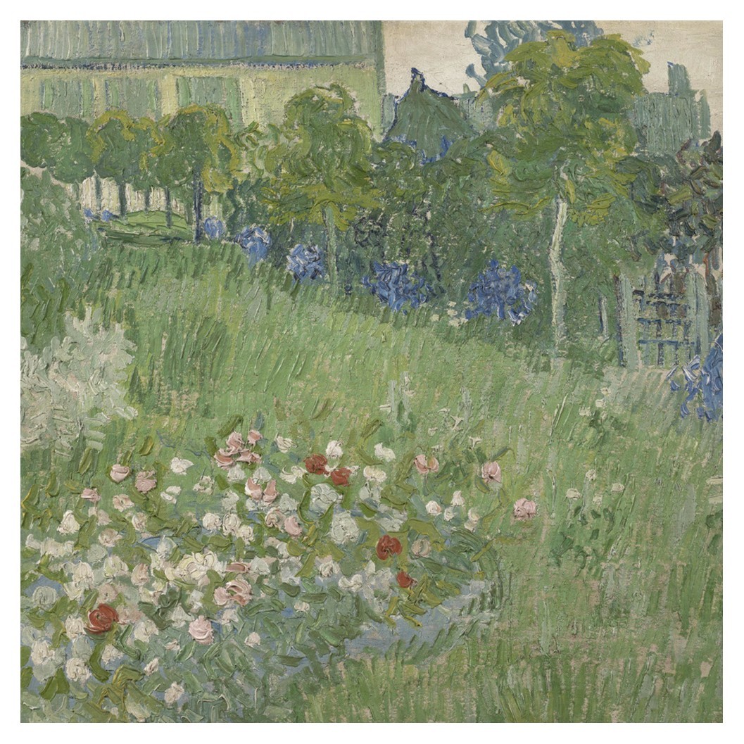 Quadro Stampa su tela con Cornice Van Gogh - Daubignys Garden tela Quadro Stampa su tela con Daubignys Cornice Van Gogh - Daubignys con Garden tela 5b1d71