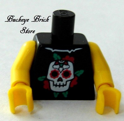 NEW Lego Boy//Girl Punk Rock Band MINIFIG TORSO Walking Dead Zombie