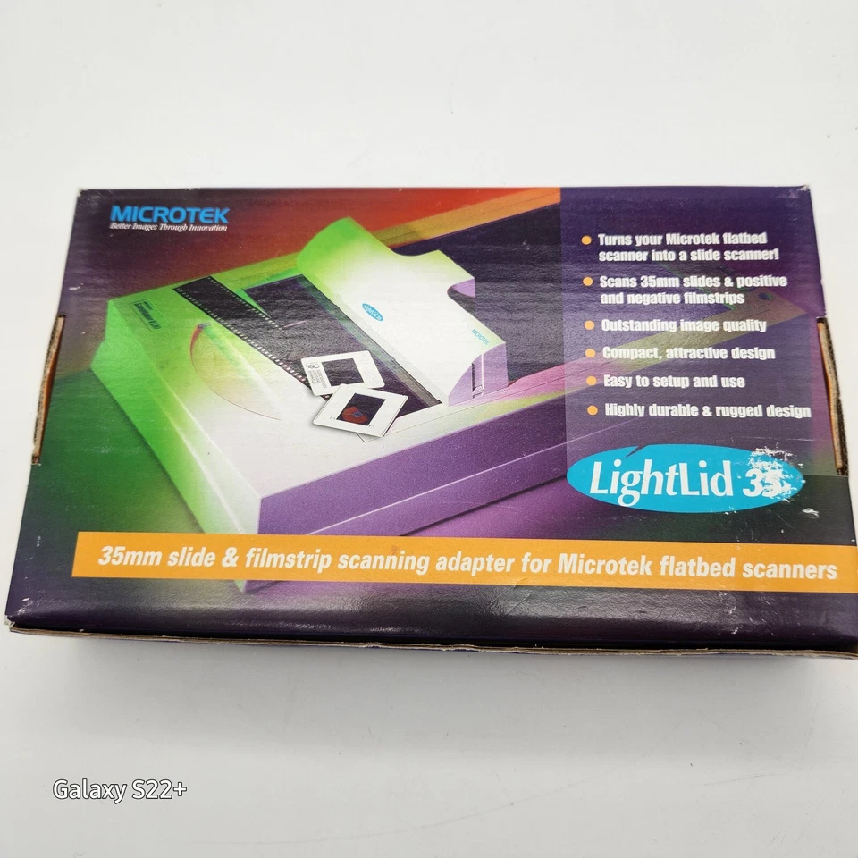 Film Scan Scanner Microtek LightLid 35 Adapter Flatbed Scanmaker Slide Filmstrip - Image 4 of 4