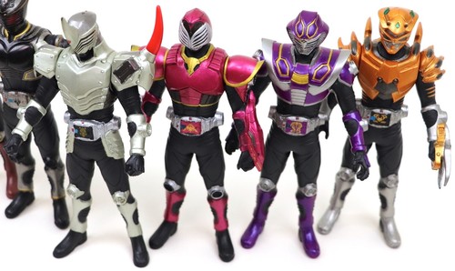 Masked Kamen Rider RYUKI Hero Series (Set of 7) Sofubi 2002 TOEI BANDAI JAPAN - Bild 22 von 24