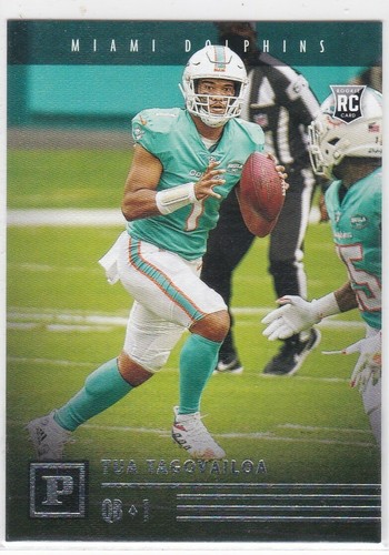 Panini Chronicles Tua Tagovailoa 2020 fútbol novato RC #PA-2 Miami Dolphins - Imagen 1 de 2