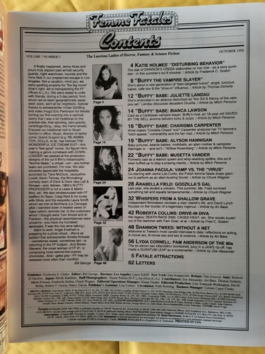 Femme Fatales 1992 CFQ Media, Many available, Pick yours. Excellent condition! - Picture 321 of 698