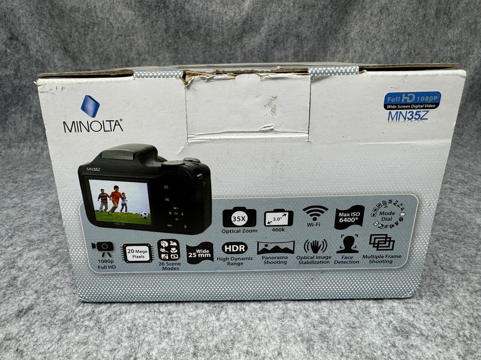 MINOLTA (MN35Z) 20MP 1080P HD VIDEO 35X ZOOM WIFI DIGITAL CAMERA