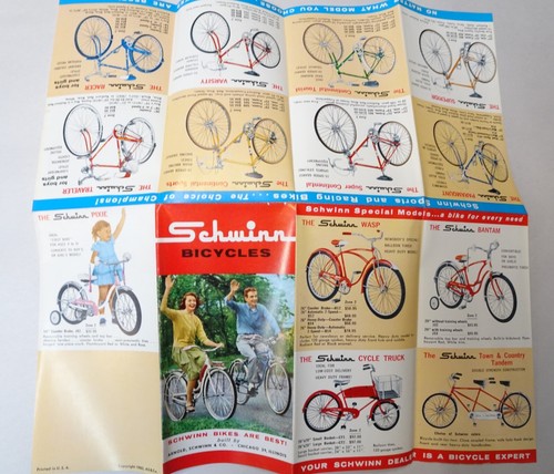 VINTAGE 1962 SCHWINN FULL LINE BICYCLE BROCHURE - Picture 4 of 4