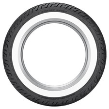 Dunlop D402 Harley-Davidson Whitewall Rear Tire - MU85B-16/Wide White Wall