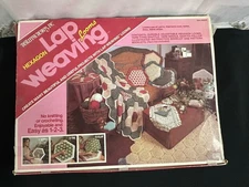 New Vintage Distlefink Love & Money Crafts Hexagon Lap Weaving Looms W/ Patterns