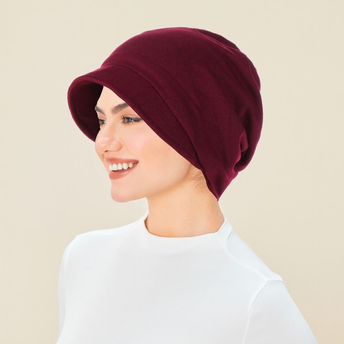 Mujeres Hijab Musulmán Turbante Pérdida de Cabello Prendas para la Cabeza Quimio Cacner Gorro Gorra Color Sólido - Imagen 1 de 24
