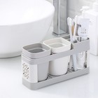  Zahnbürsten-Organizer Kompakter Zahnbürstenhalter Zahnbürstenbestandehalter