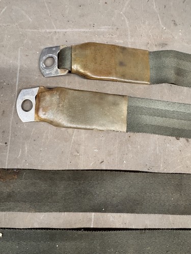 Seat Belts Galaxie Custom 500 Ford 1967 1968 Mustang Falcon Fairlane Torino 1969 - Picture 11 of 13