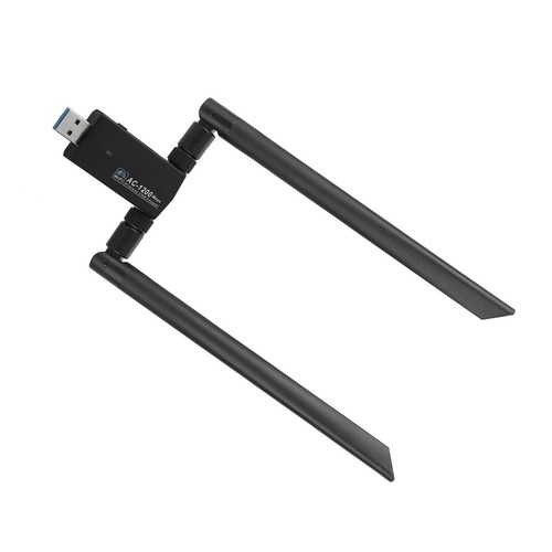 AC USB 5.8G Dualband Wifi Dongle Adapter Wireless Network Card FY - Afbeelding 7 van 7