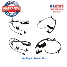 4 ABS Wheel speed sensor Front Rear Right & Left Fit TOYOTA SIENNA 2011-2020 AWD